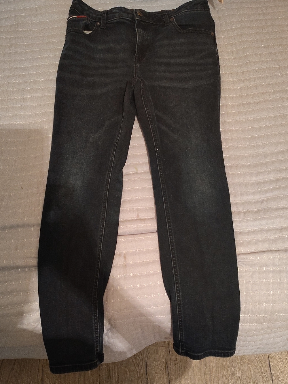 Tommy Hilfiger Boys Dark Gray Skinny Jeans